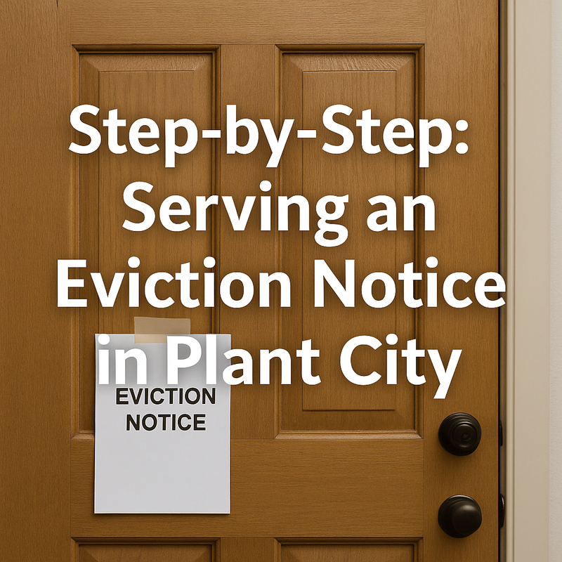 Step-by-Step: Serving an Eviction Notice in Plant City