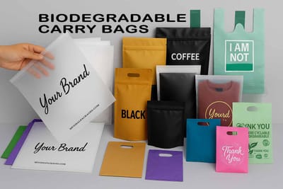 Custom Biodegradable Carry Bags for Packaging Solutions