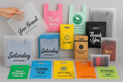 Eco Packaging Solutions with biodegradable shopping bags