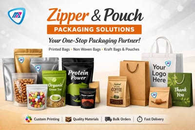 Zipper & Pouch Packaging solutions for retail and eCommerce