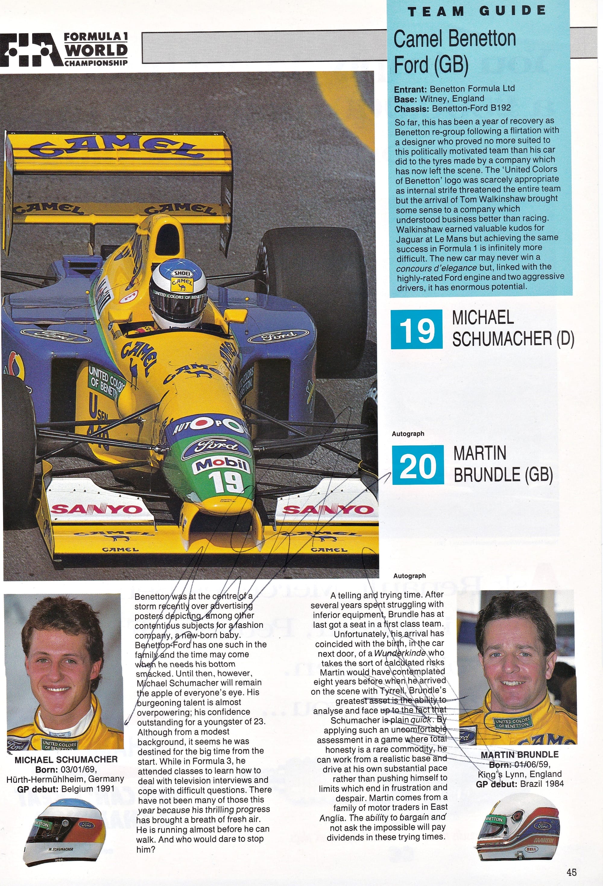 Michael Schumacher (1969-)