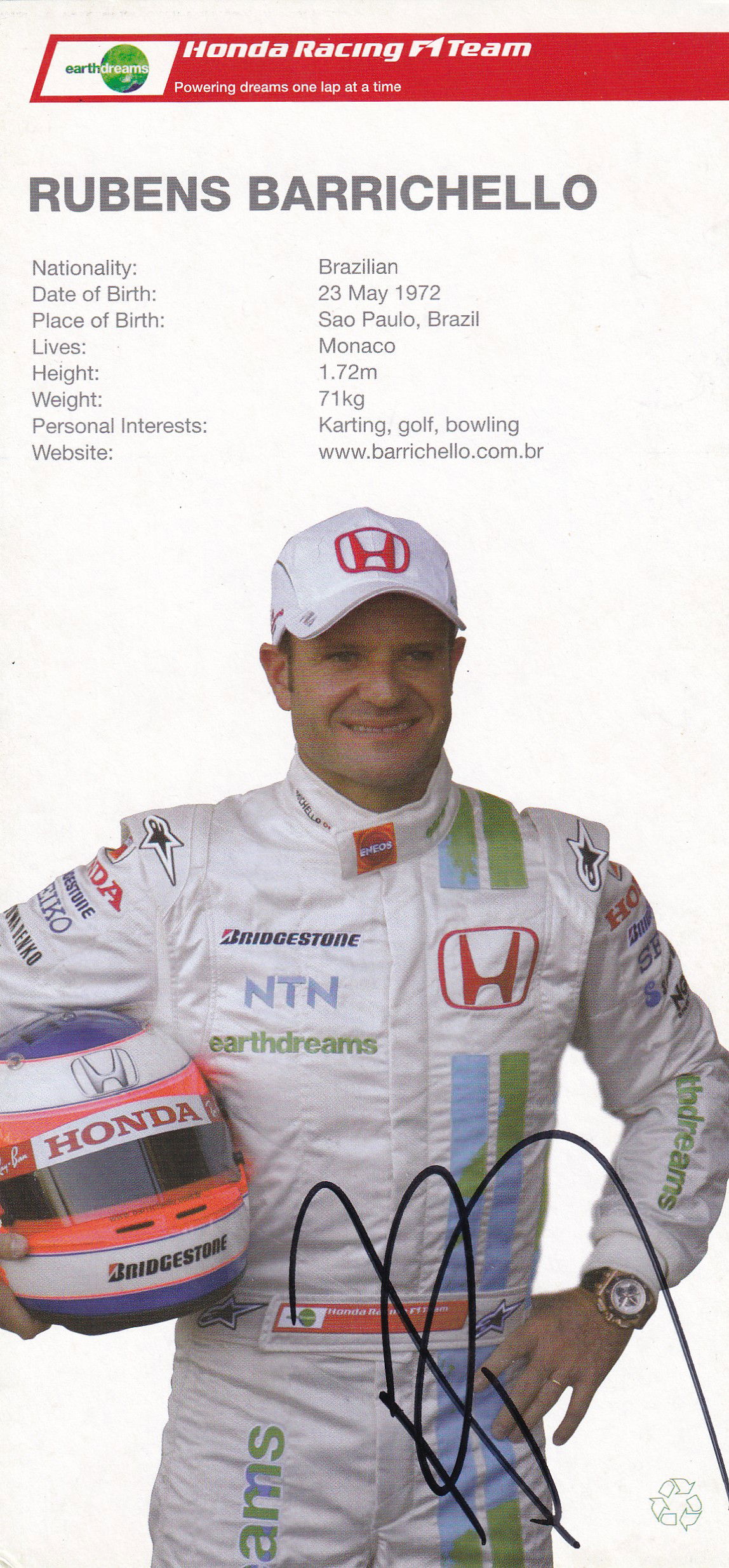 Rubens Barrichello (1972-)