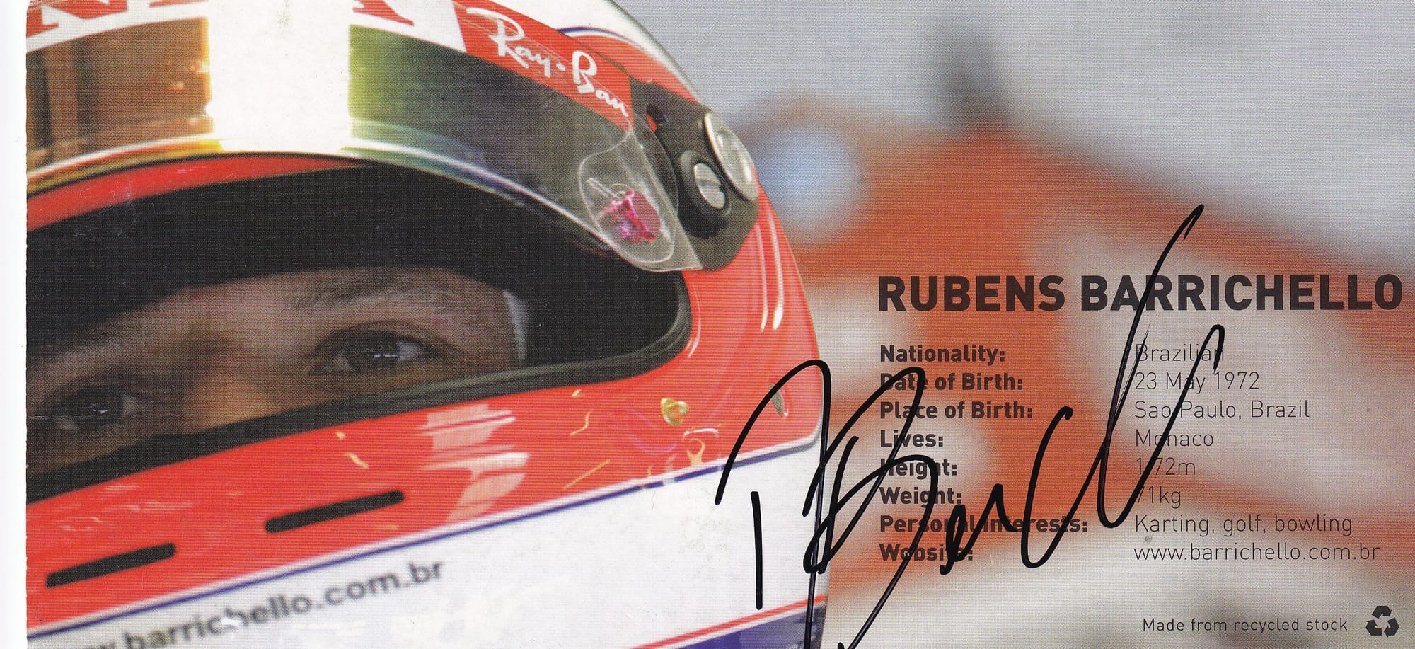 Rubens Barrichello (1972-)