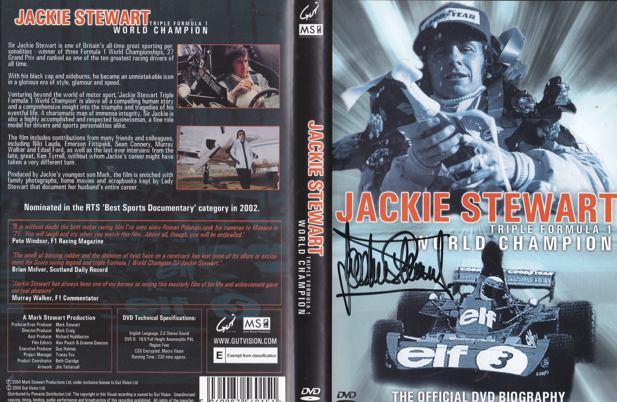 Sir Jackie Stewart (1939-)