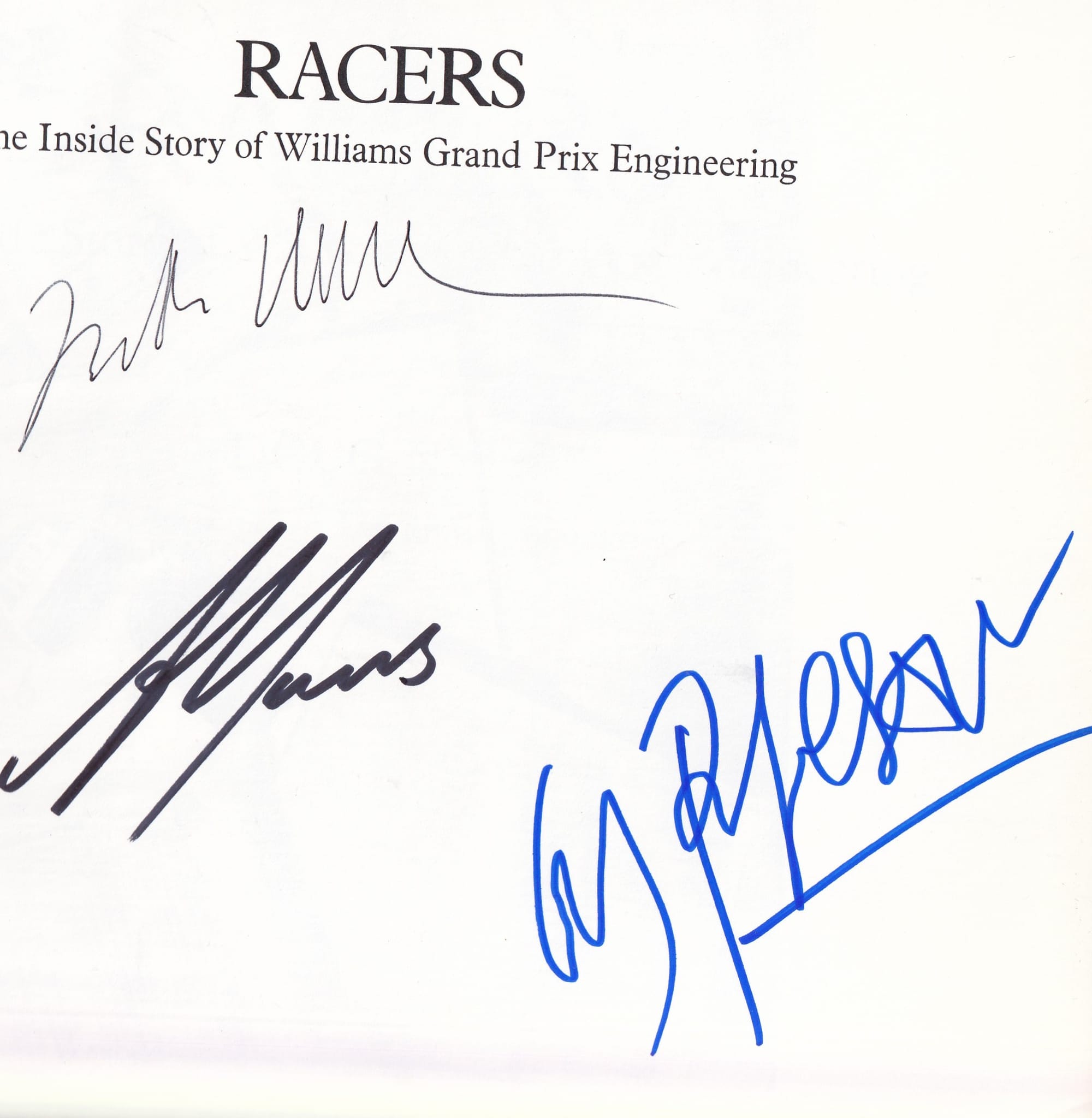 Alan Jones-Clay Regazzoni-Sir Frank Williams