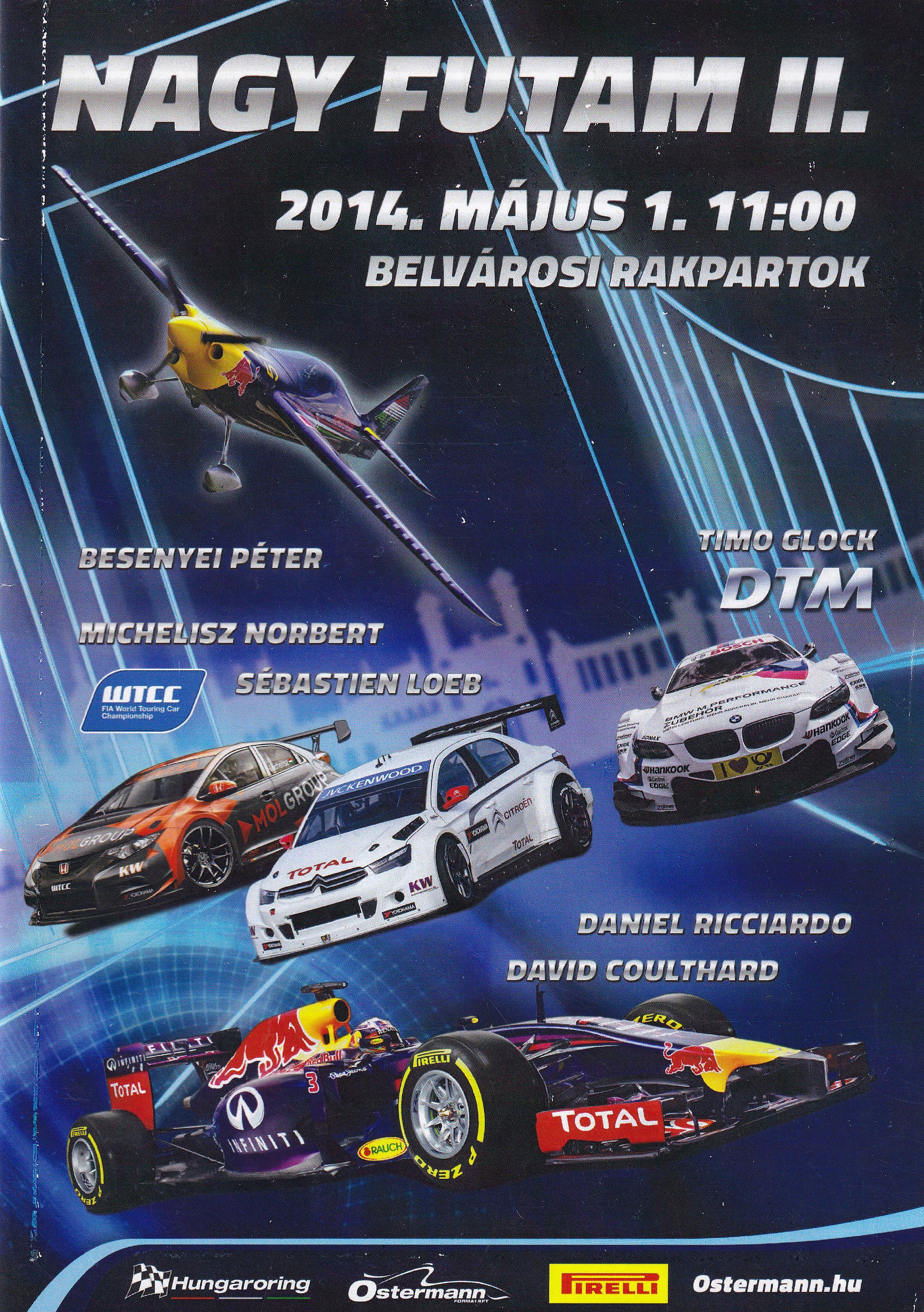 Daniel Ricciardo, Baumgartner Zsolt, Timo Glock, Roy Nissany