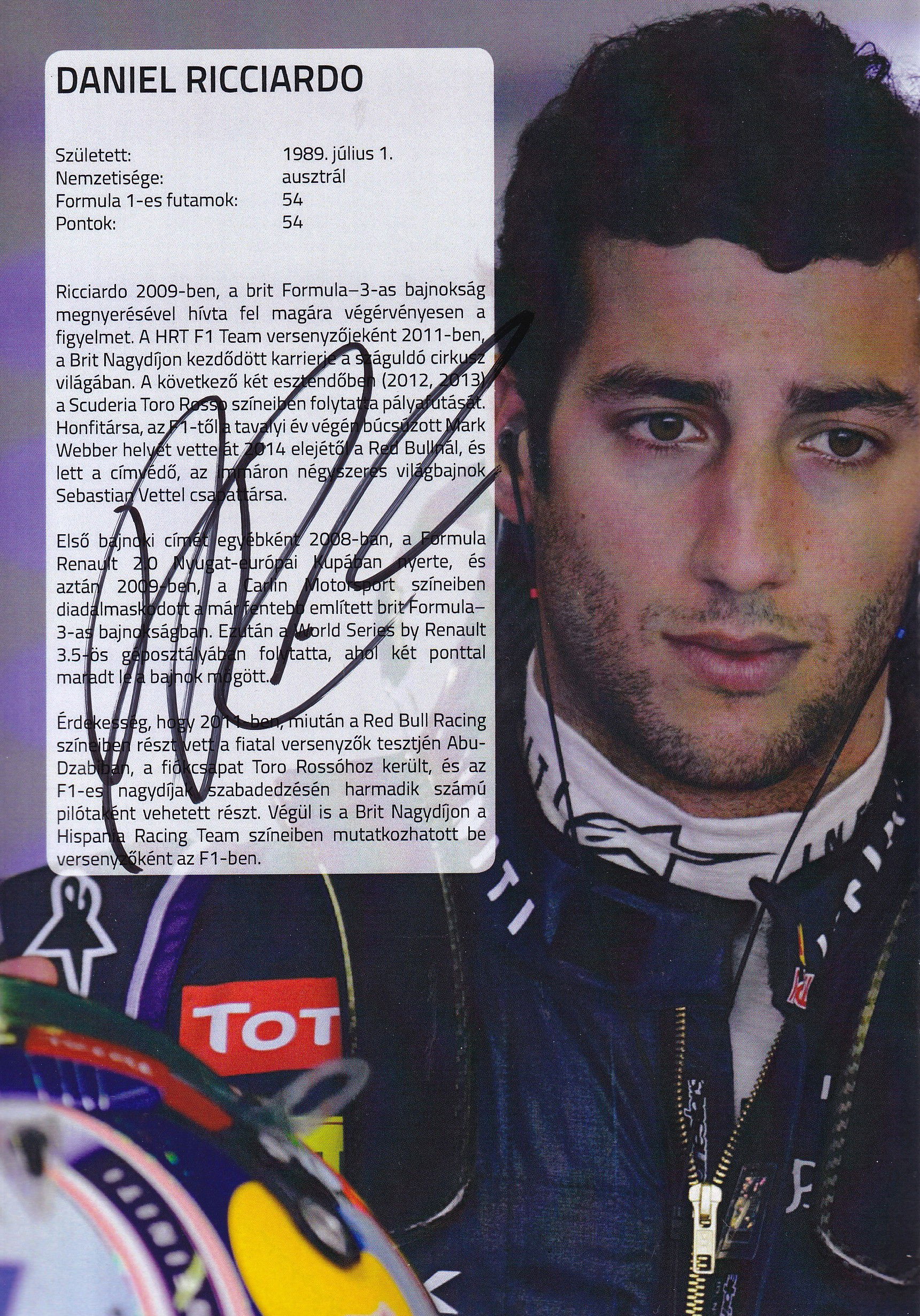 Daniel Ricciardo, Baumgartner Zsolt, Timo Glock, Roy Nissany