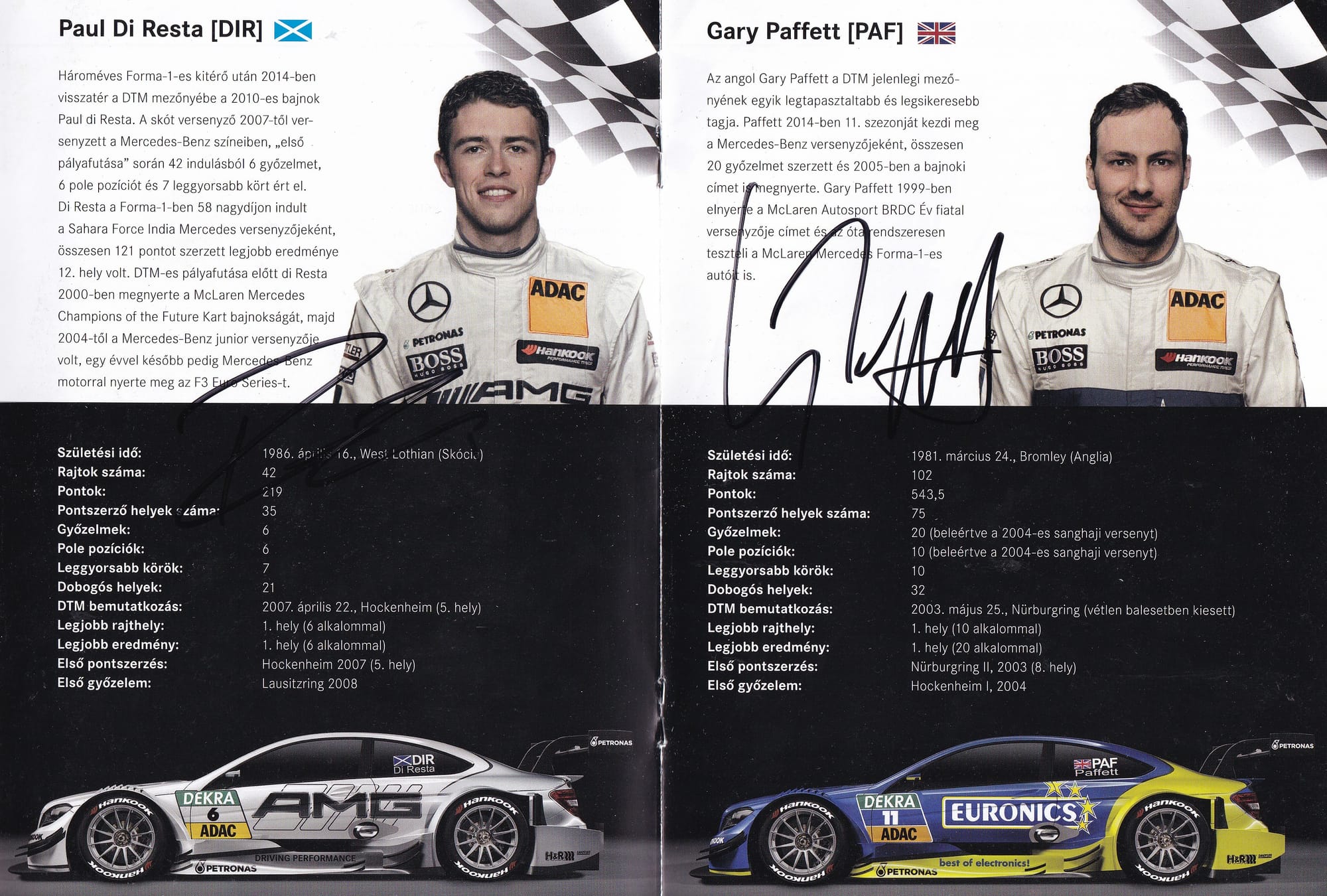 Paul Di Resta, Vitalij Petrov, Gary Paffet, Pascal Wehrlein