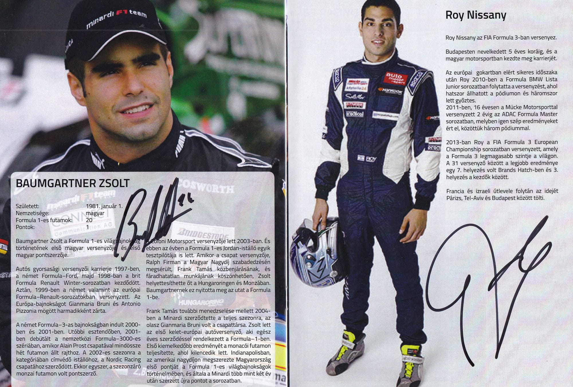 Daniel Ricciardo, Baumgartner Zsolt, Timo Glock, Roy Nissany