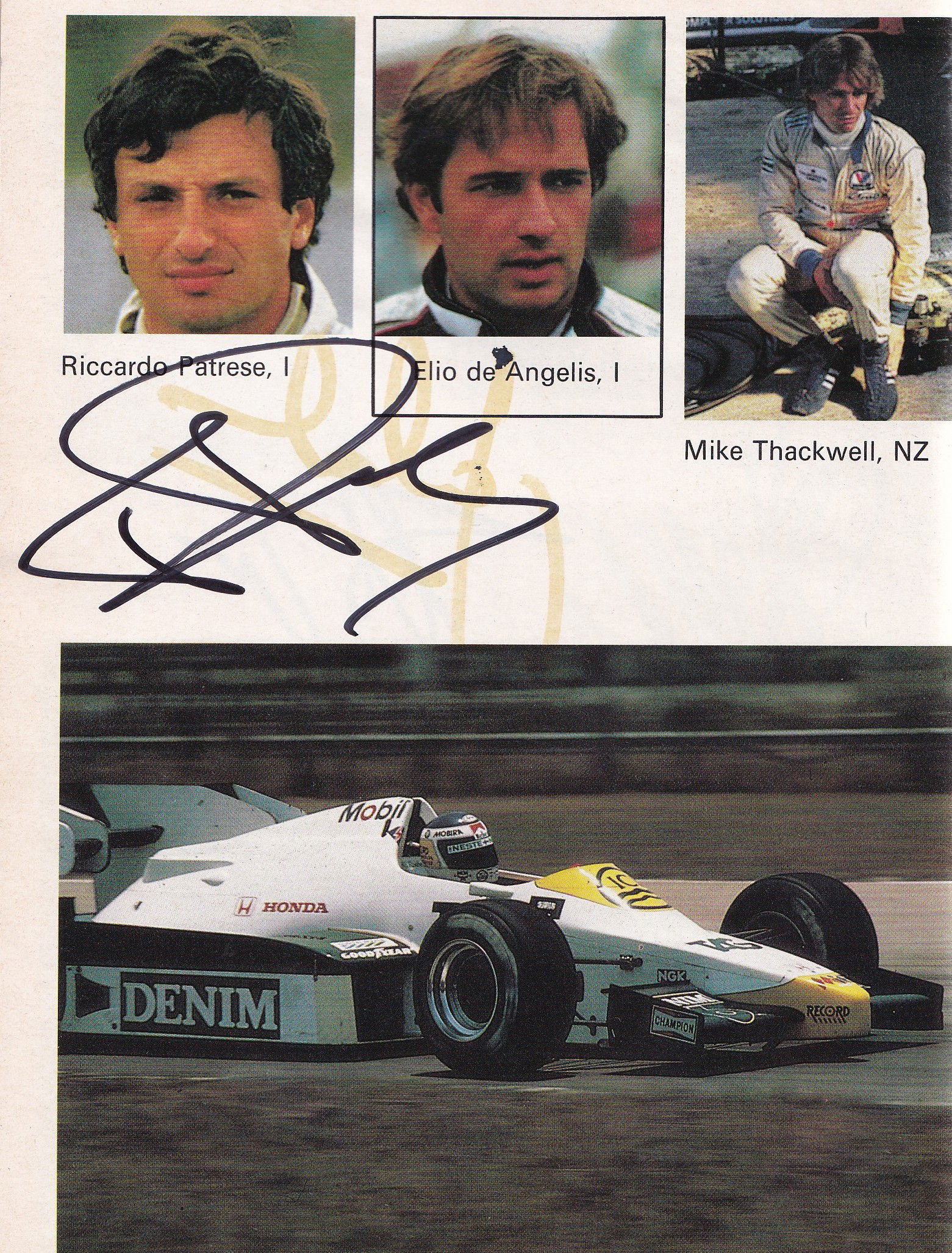 Forma 1 Magyarországon (World Champions & Legends multi signed)
