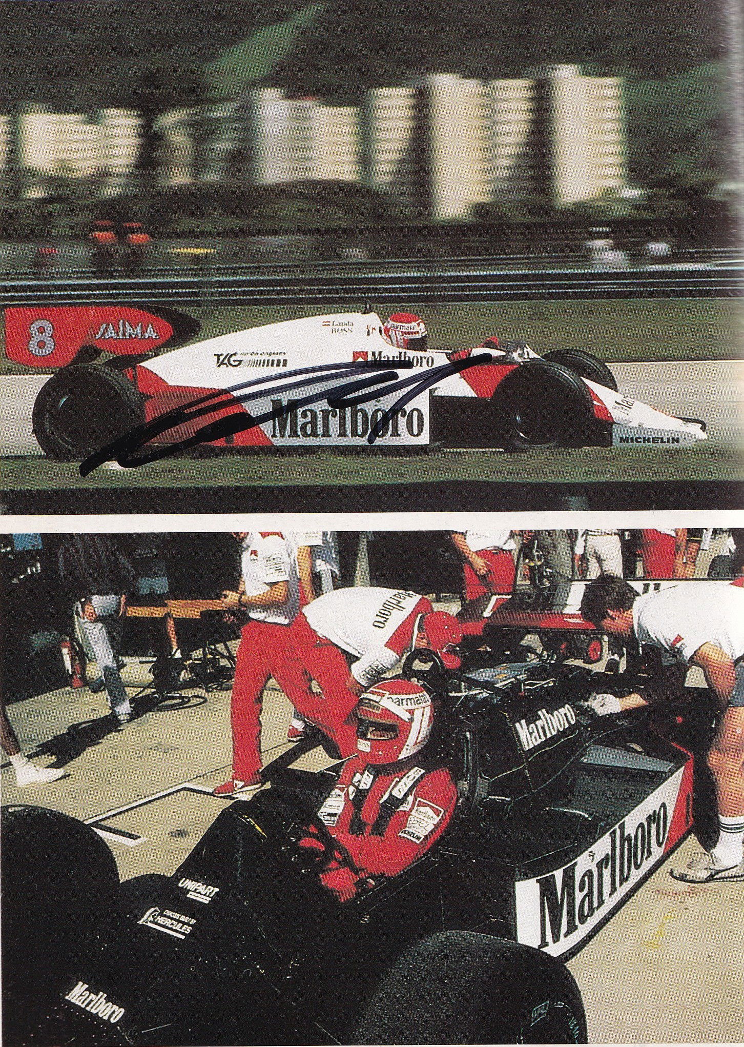 Forma 1 Magyarországon (World Champions & Legends multi signed)