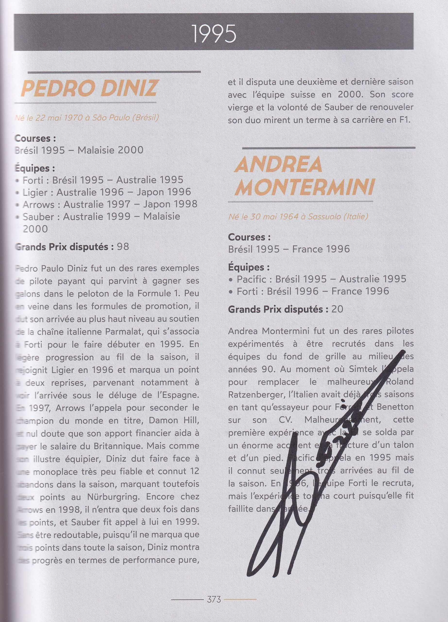 Formule 1 Tous Les Pilotes de 1950 a nos jours