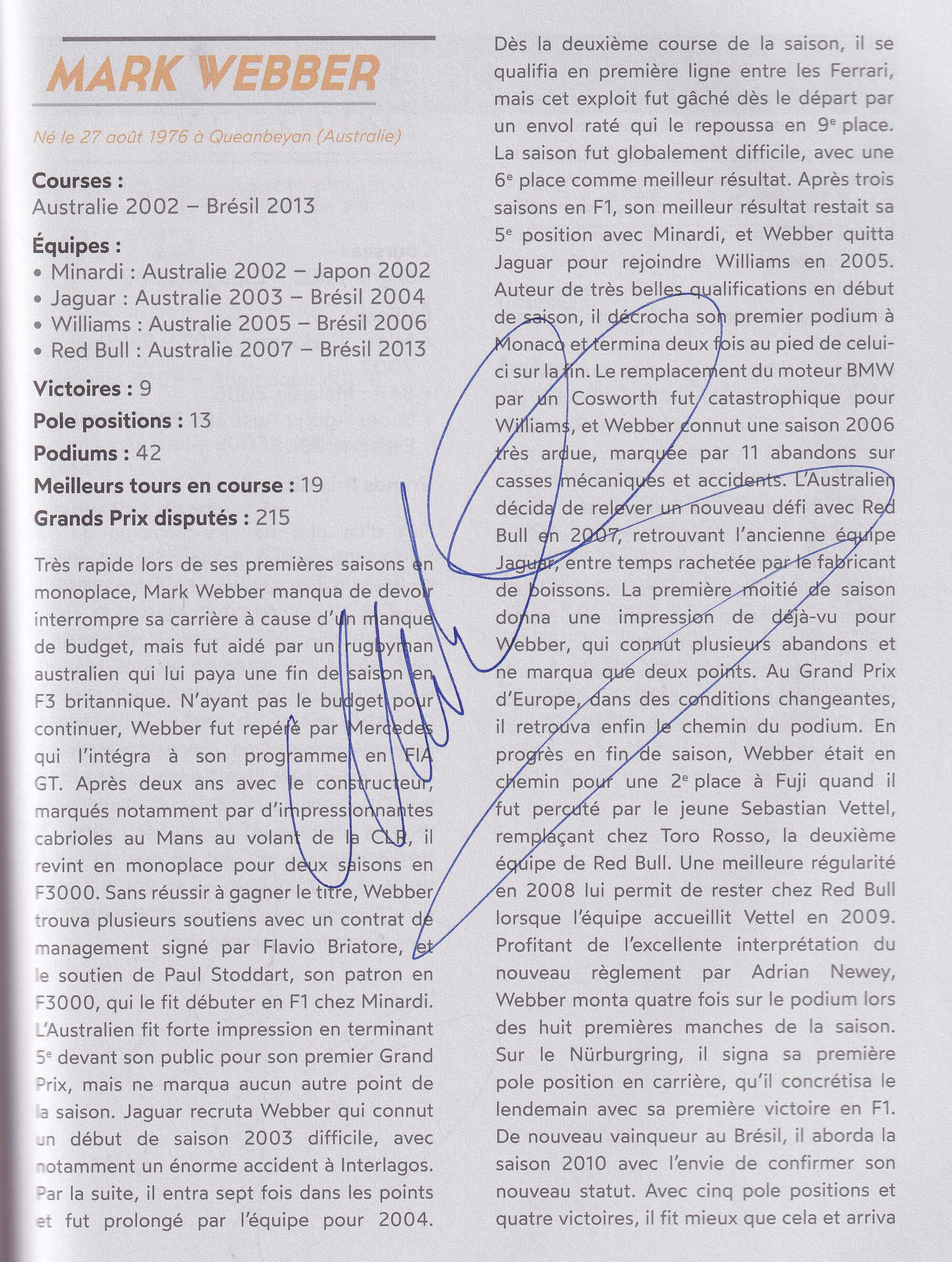 Formule 1 Tous Les Pilotes de 1950 a nos jours