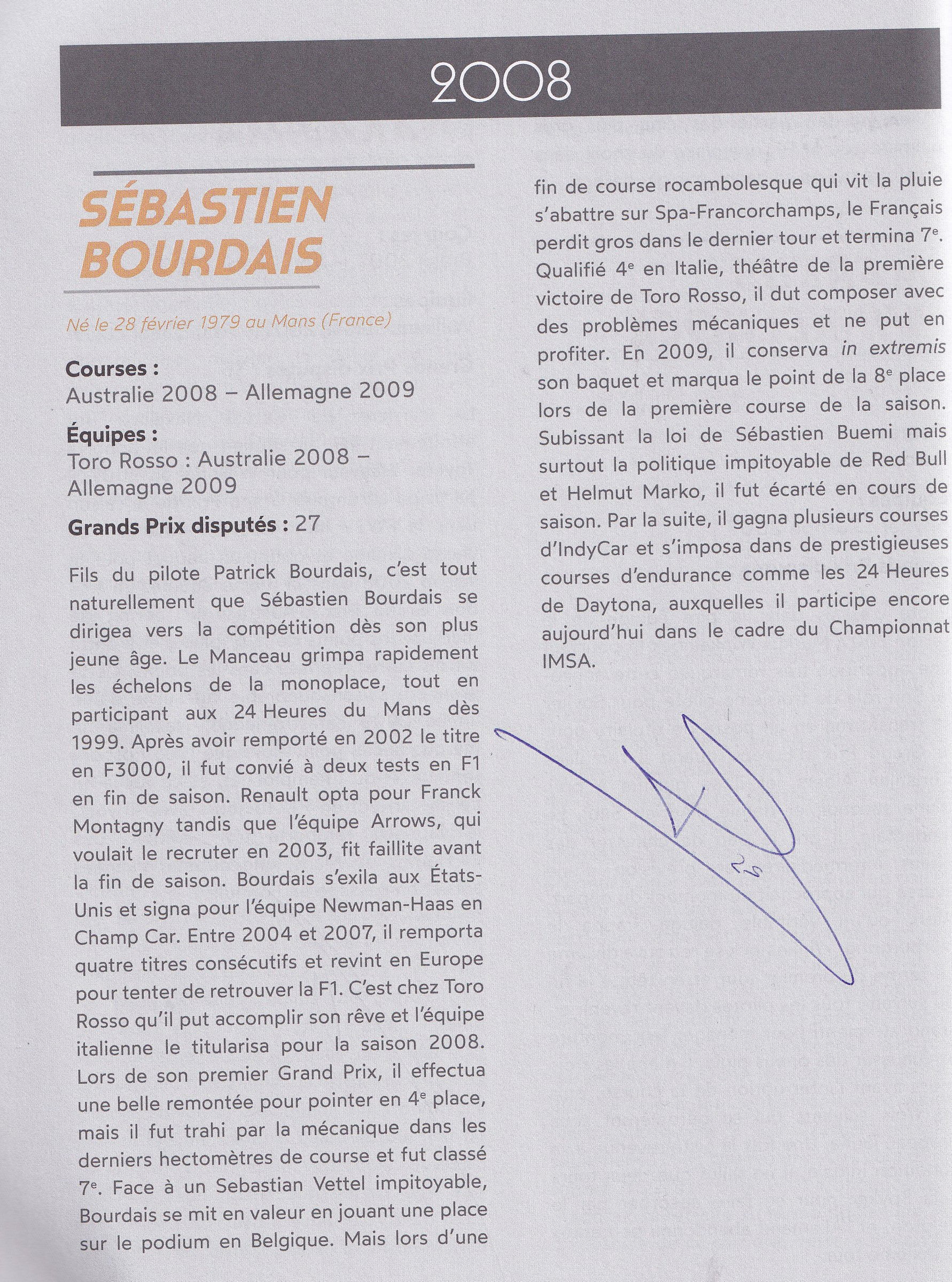 Formule 1 Tous Les Pilotes de 1950 a nos jours