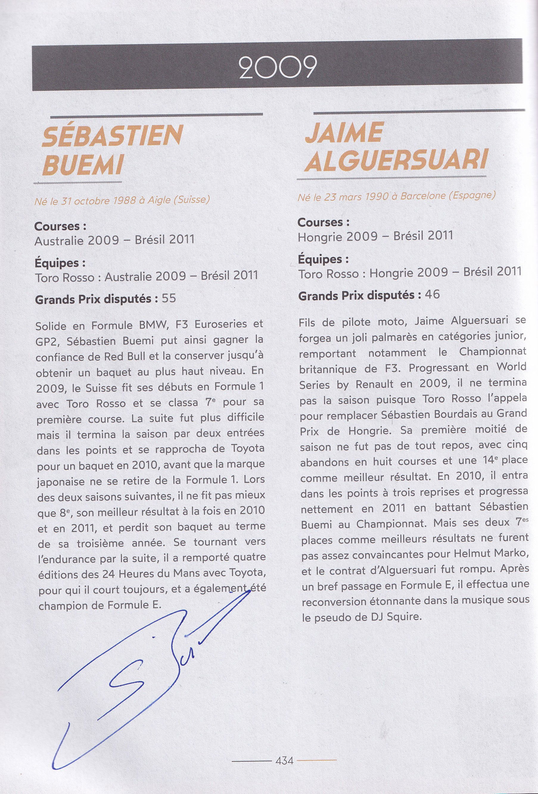 Formule 1 Tous Les Pilotes de 1950 a nos jours