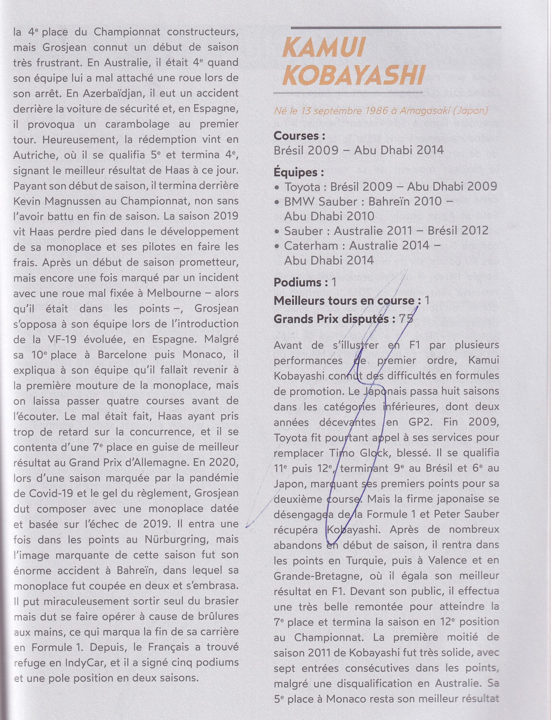 Formule 1 Tous Les Pilotes de 1950 a nos jours