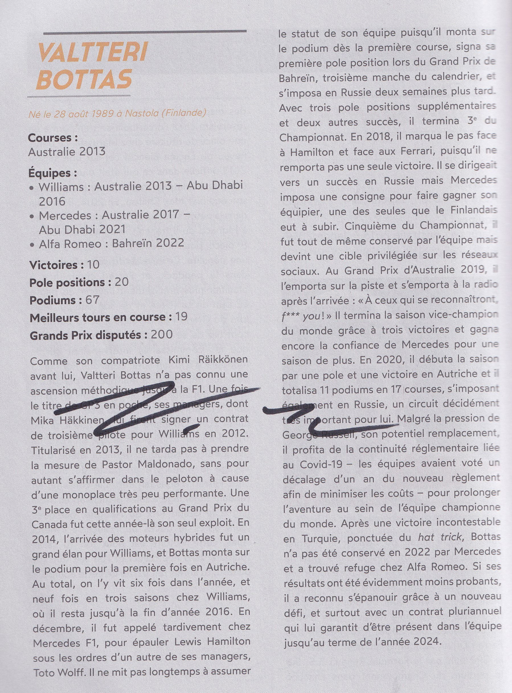 Formule 1 Tous Les Pilotes de 1950 a nos jours