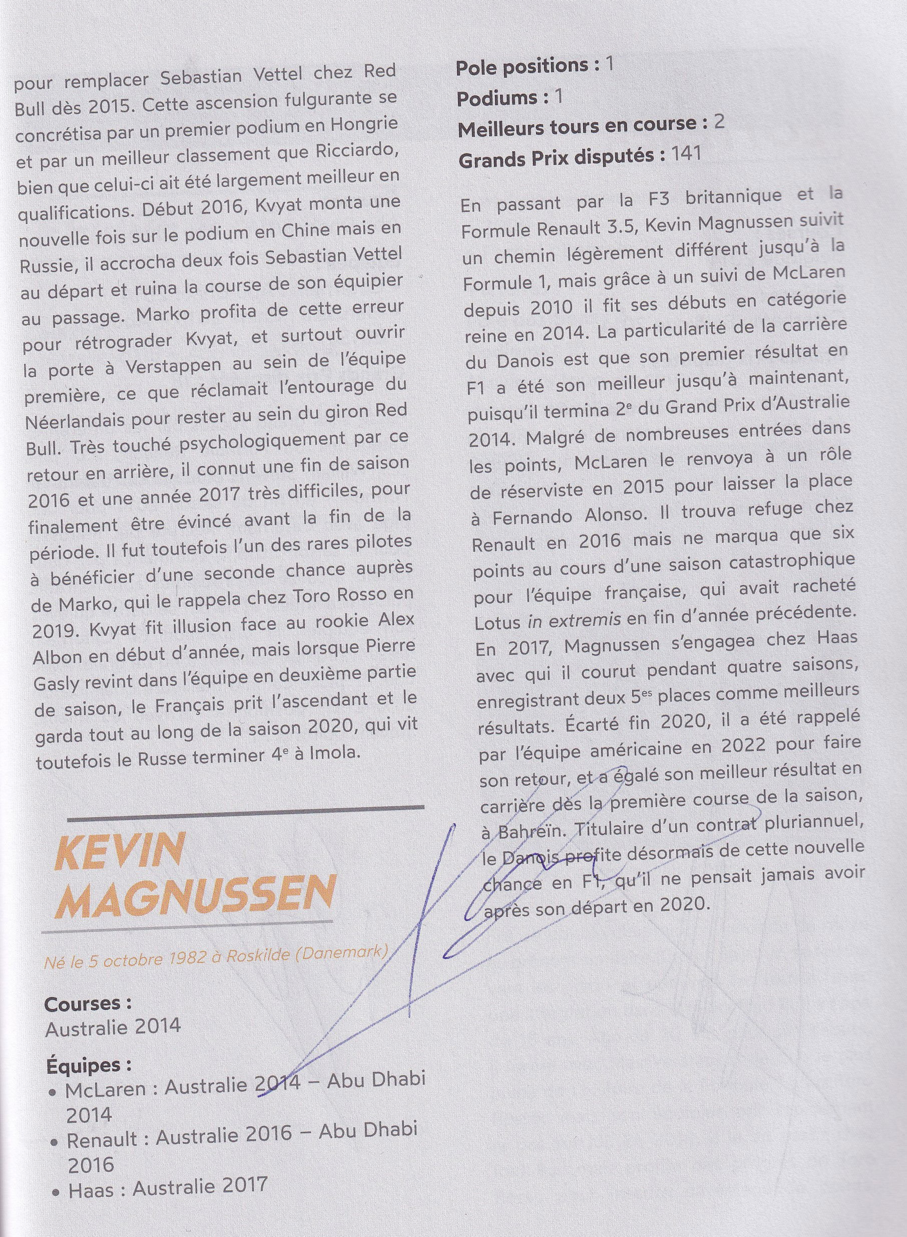 Formule 1 Tous Les Pilotes de 1950 a nos jours