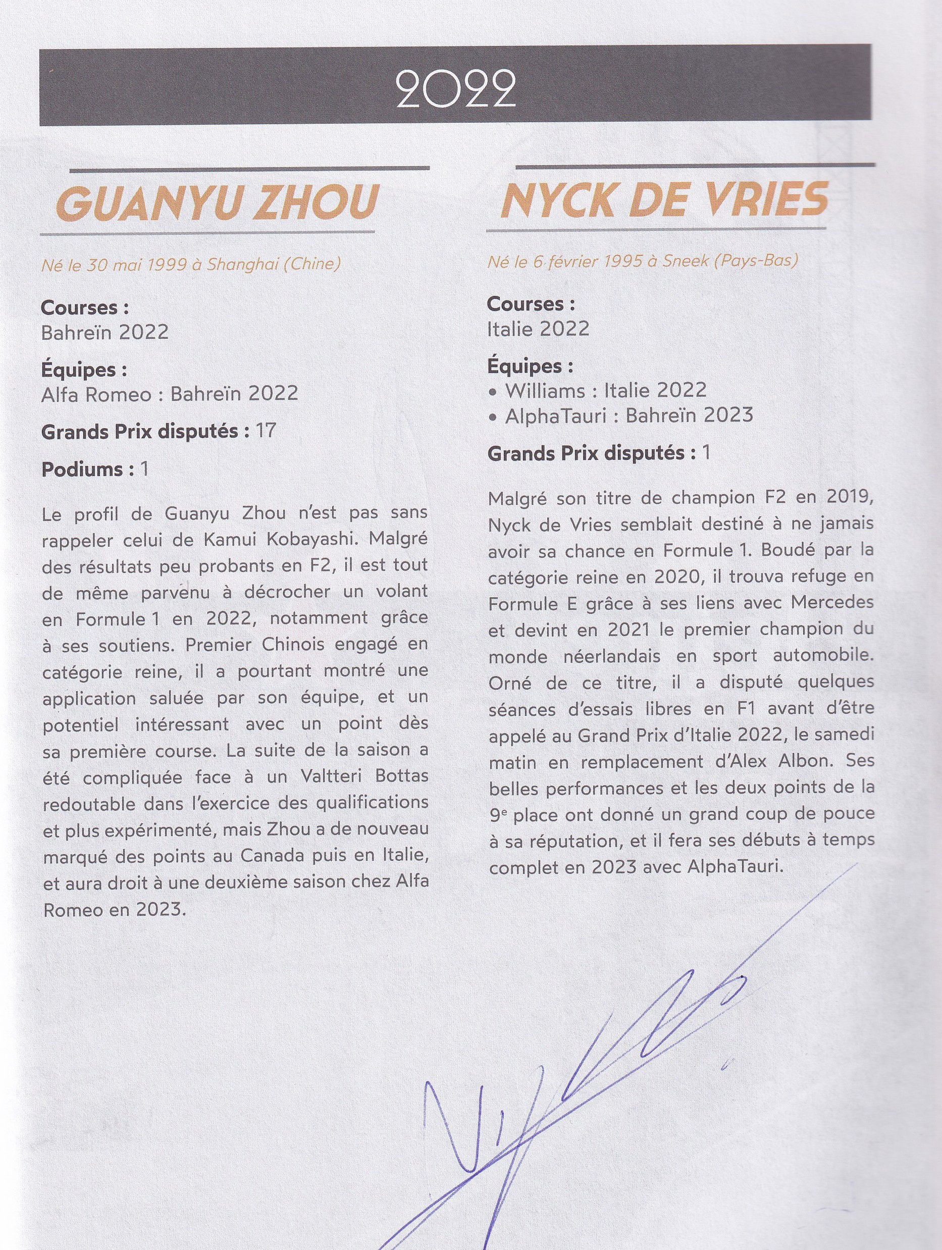 Formule 1 Tous Les Pilotes de 1950 a nos jours