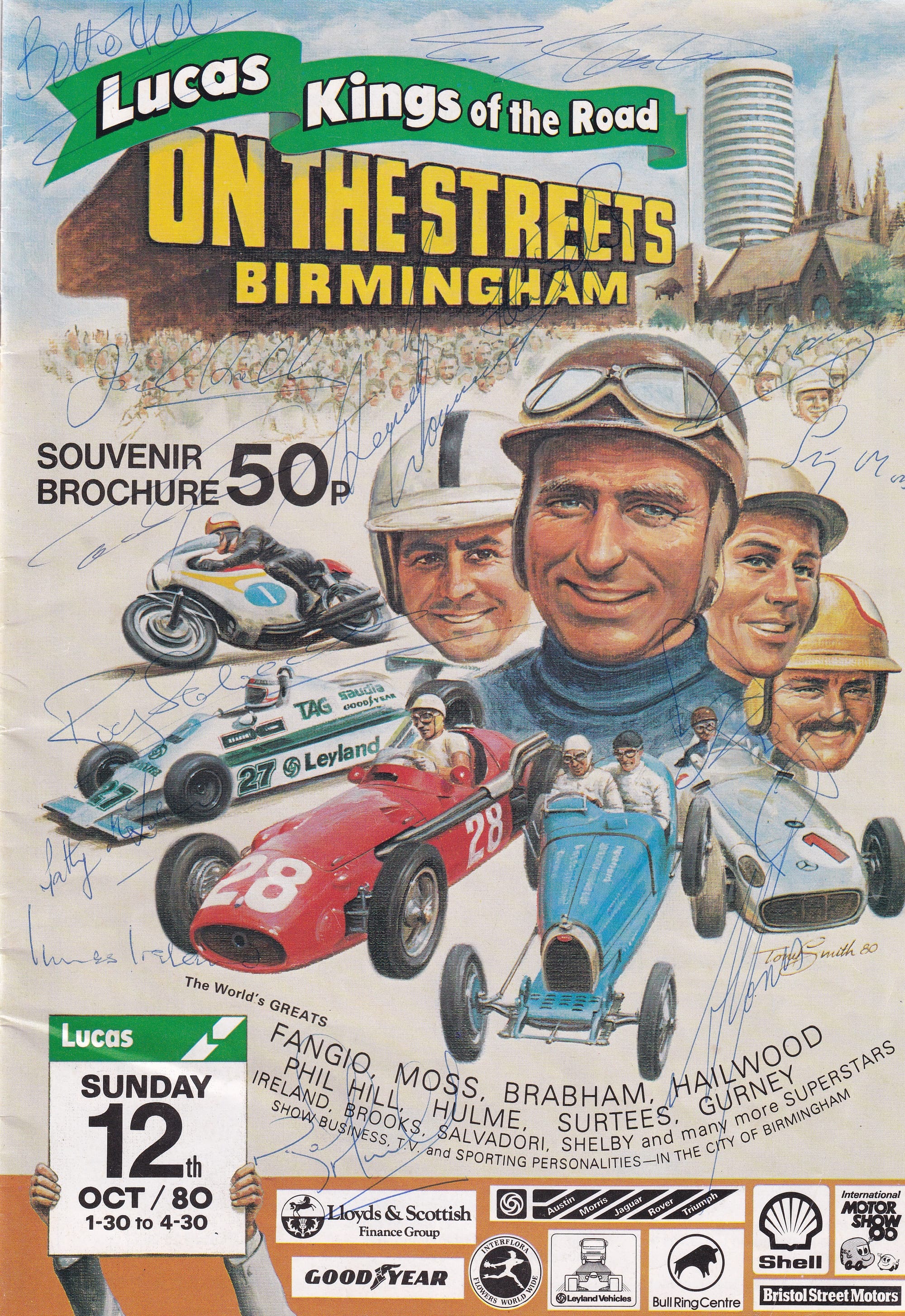 Lucas King Of The Road-On The Streets Of Birmingham 1980 Official Program Guide