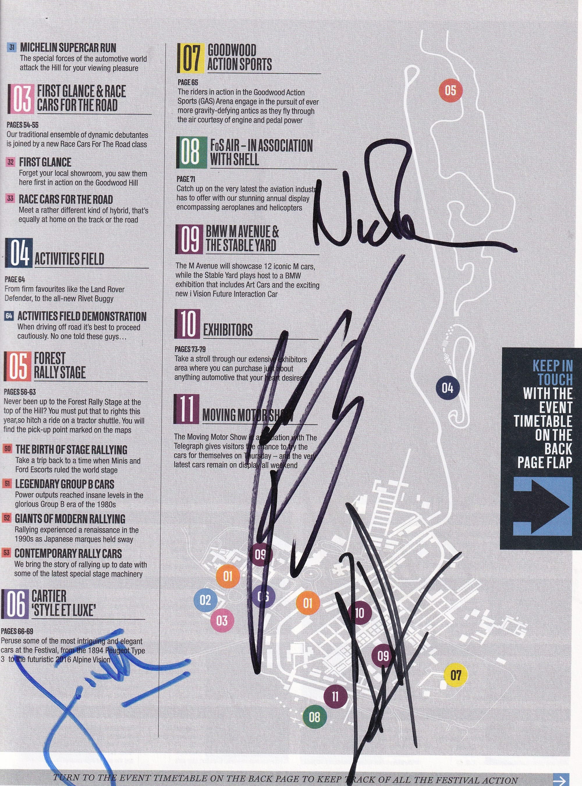 Goodwood Festival Of Speed Official Program Guide/Entry list 2016