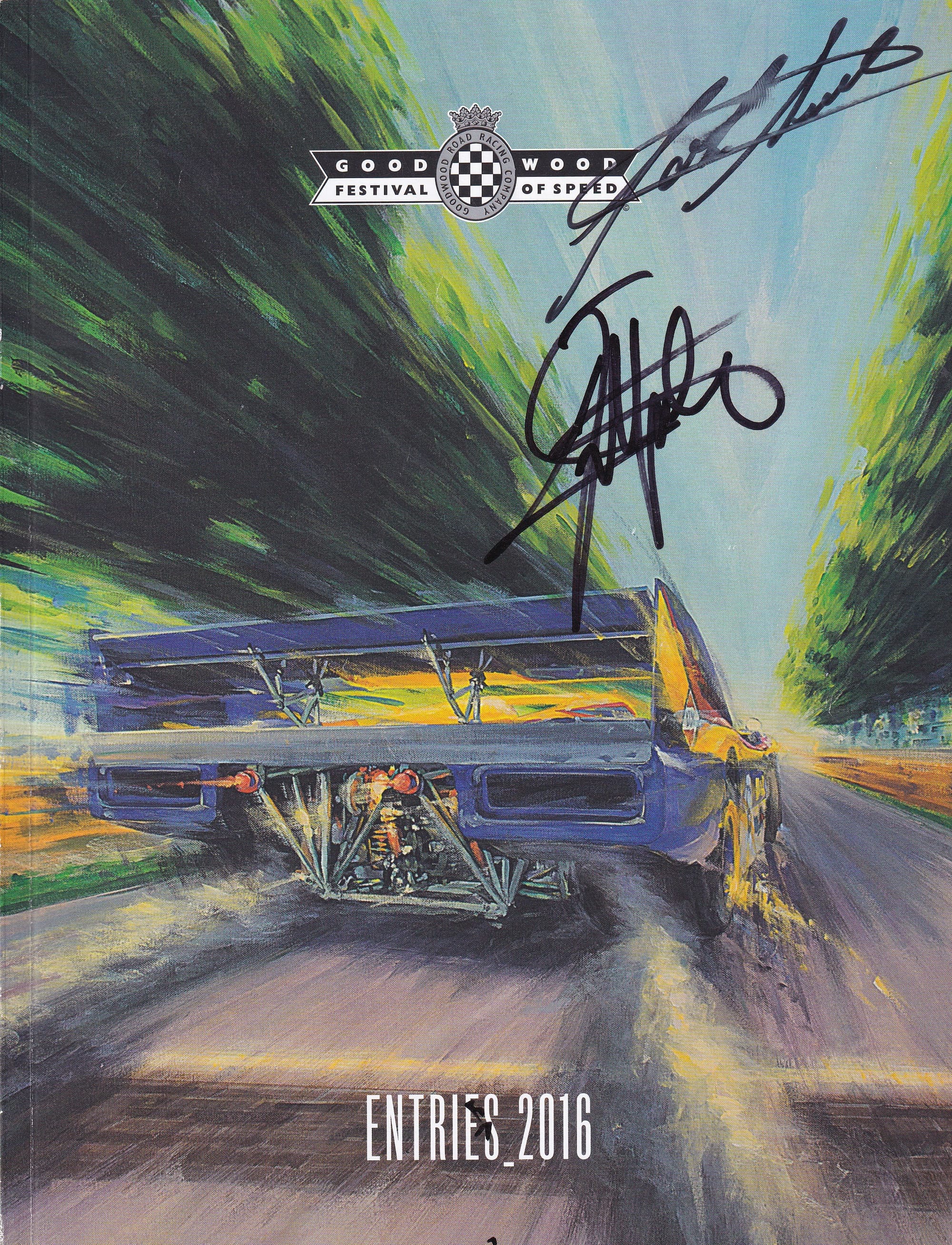 Goodwood Festival Of Speed Official Program Guide/Entry list 2016