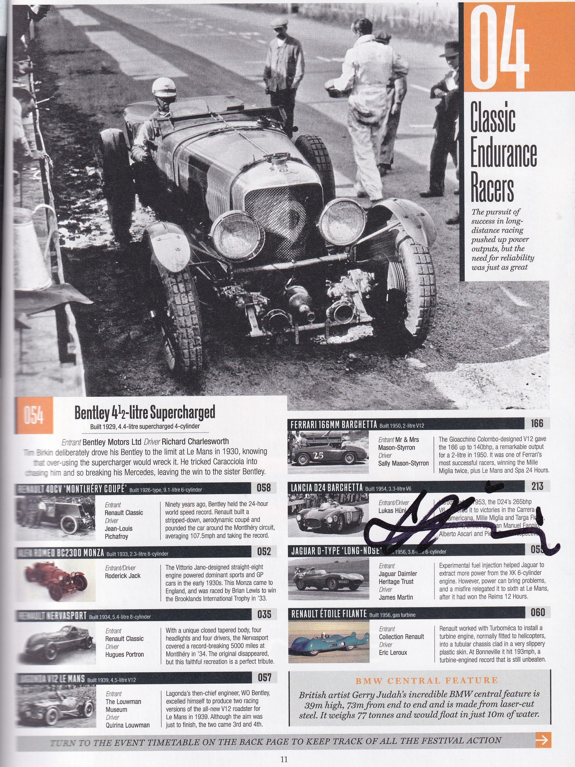 Goodwood Festival Of Speed Official Program Guide/Entry list 2016