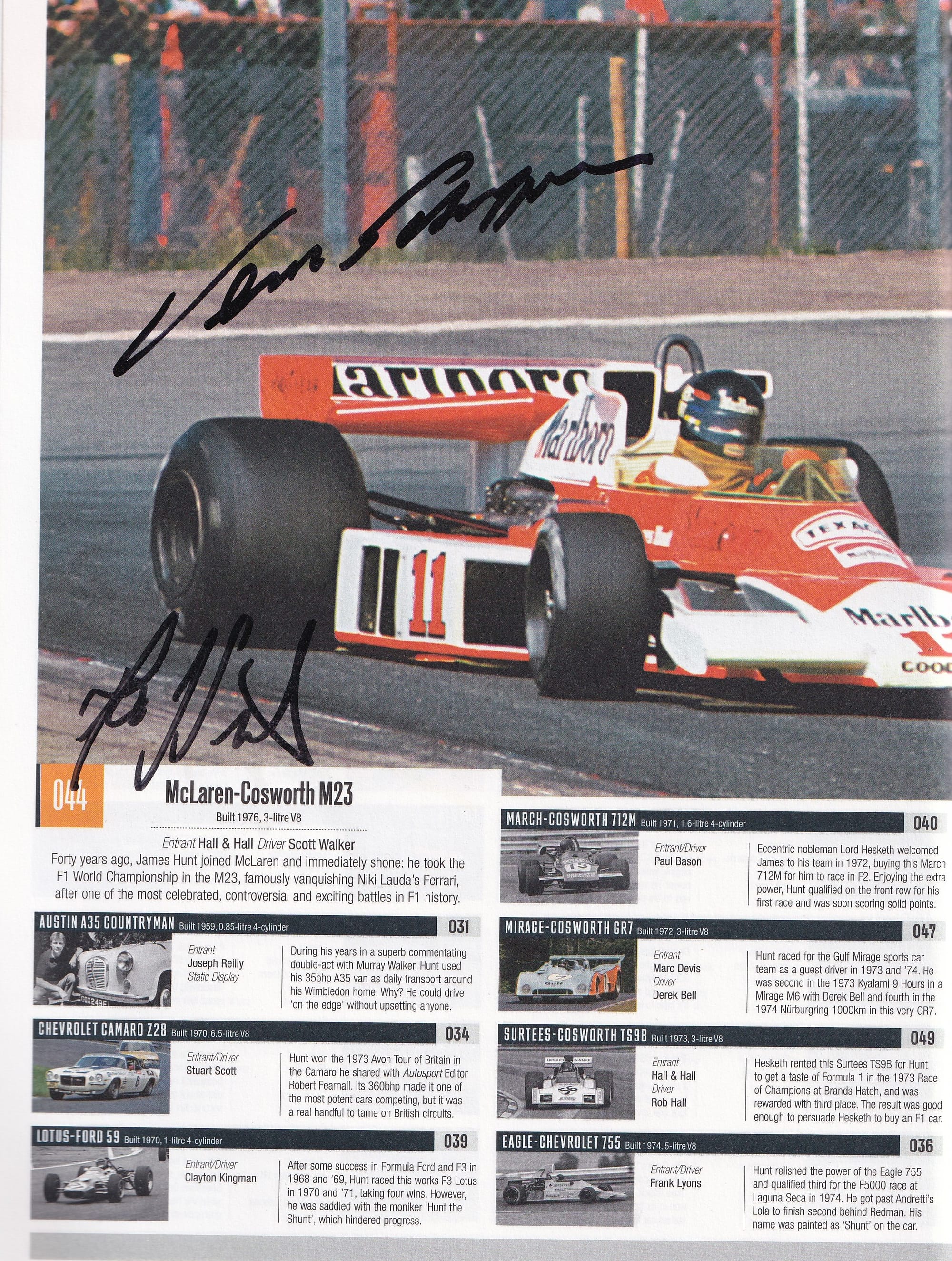 Goodwood Festival Of Speed Official Program Guide/Entry list 2016