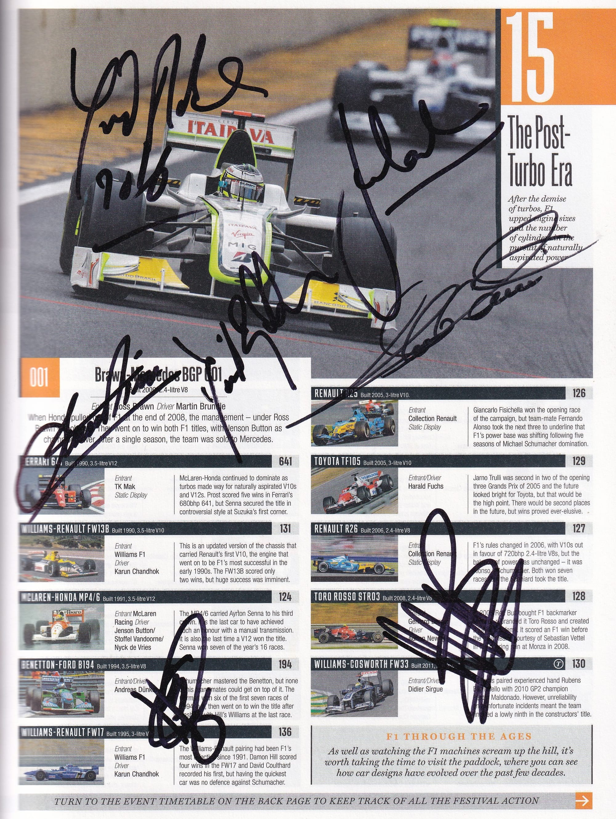 Goodwood Festival Of Speed Official Program Guide/Entry list 2016