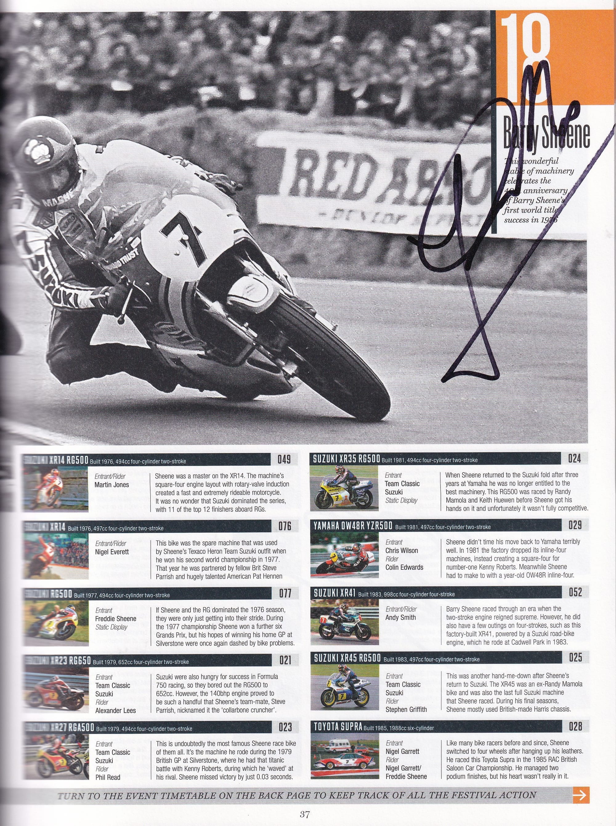 Goodwood Festival Of Speed Official Program Guide/Entry list 2016