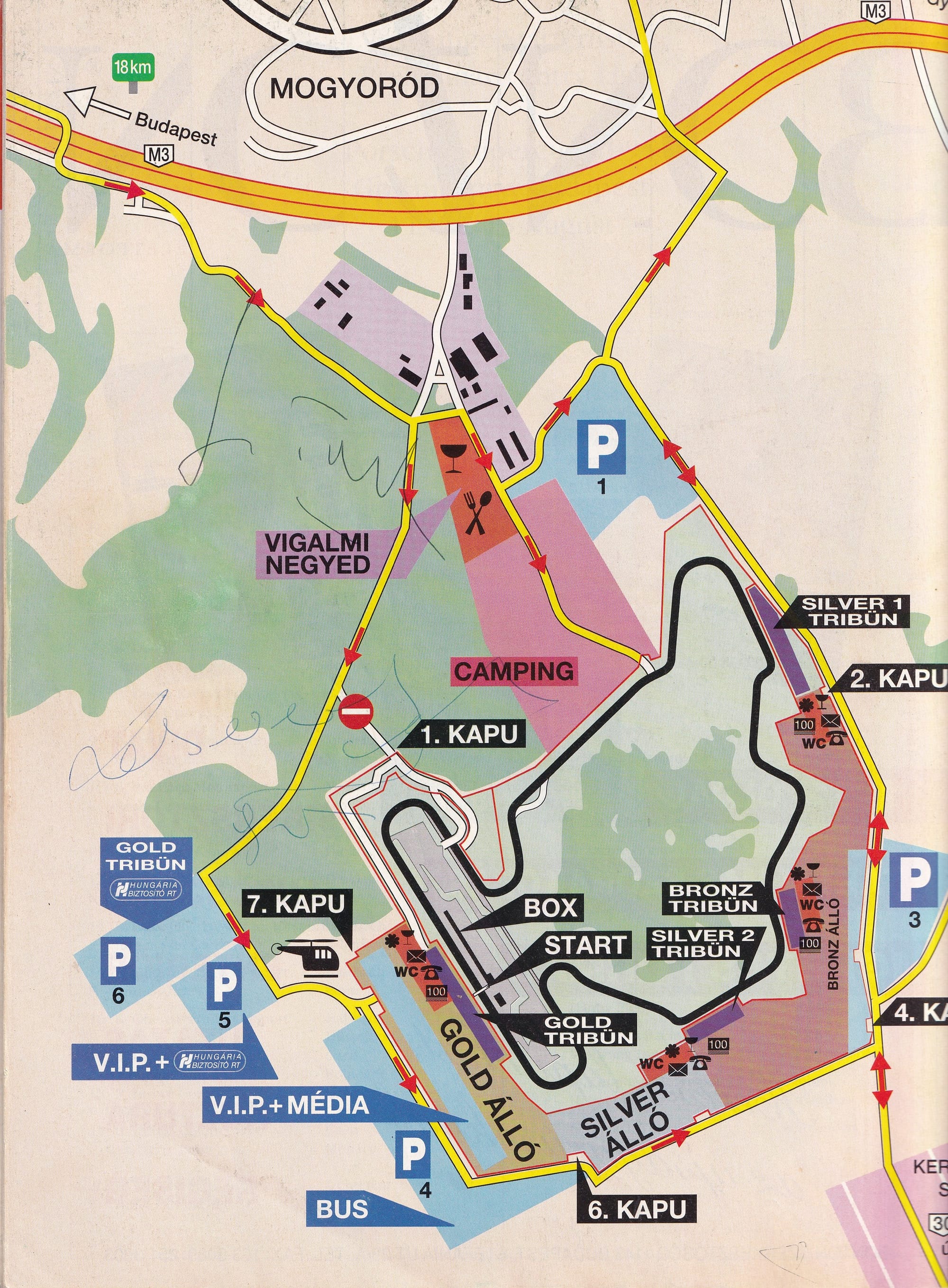 Formula 1 Hungarian GP Official Program 1995