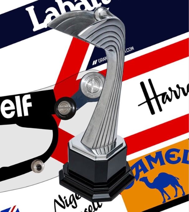 NIGEL MANSELL'S GREGOR GRANT AWARD BY AUTOSPORT 2016 (FROM NIGEL MANSELL'S PRIVATE COLLECTION)