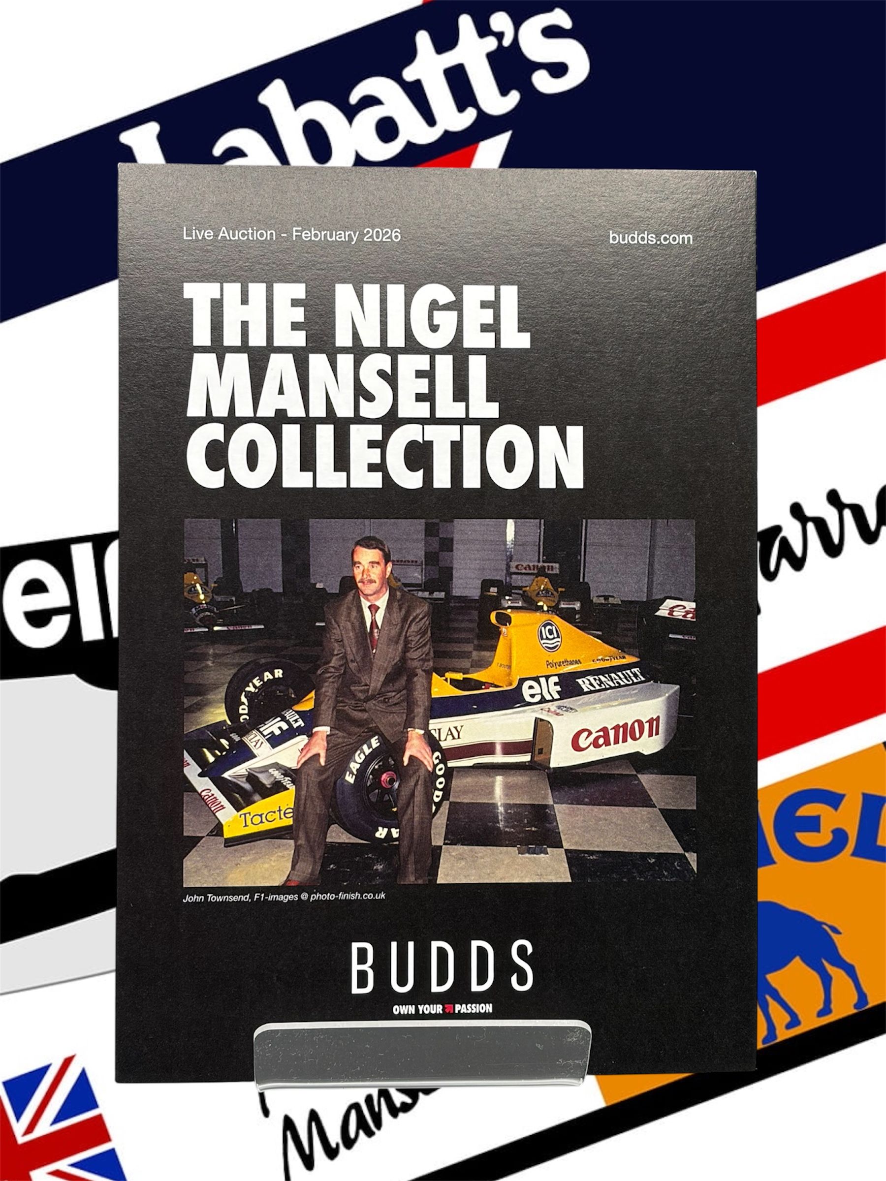 NIGEL MANSELL'S GREGOR GRANT AWARD BY AUTOSPORT 2016 (FROM NIGEL MANSELL'S PRIVATE COLLECTION)