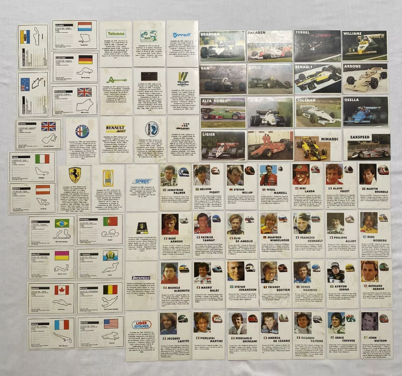 Autographed Formula 1 Vintage Pocketcalendars