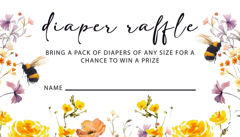 Mommy to Bee Baby Shower Invitation