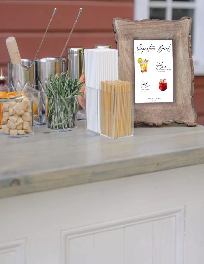 Wedding Signature Drink Sign