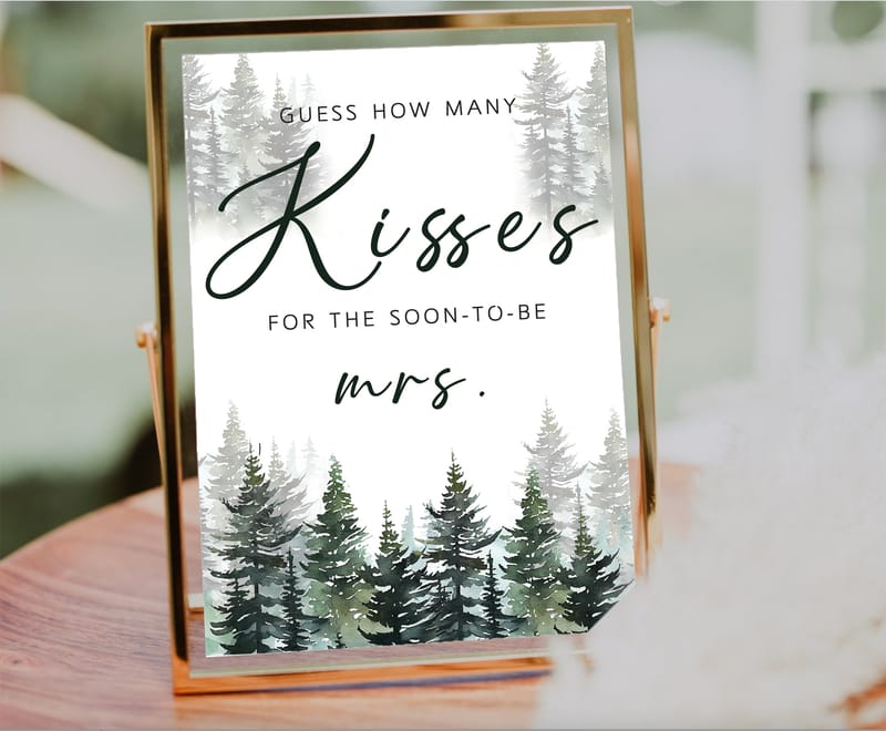 "Guess how many Kisses"