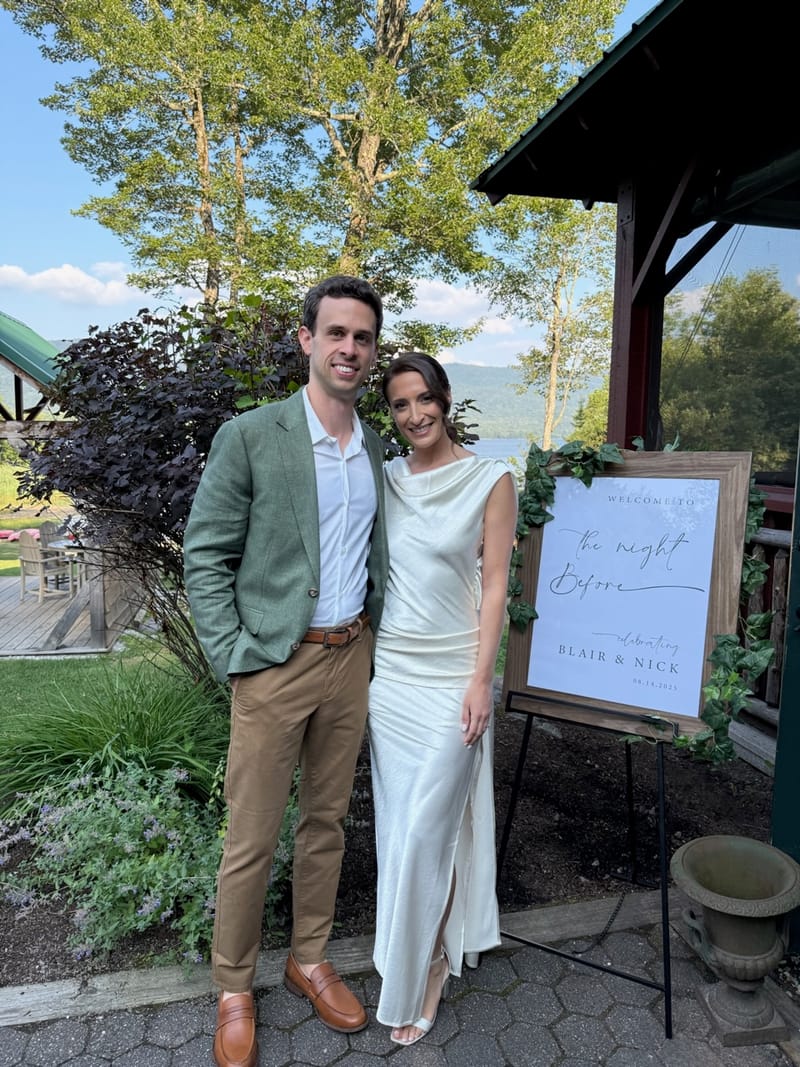 The Night before- Welcome sign