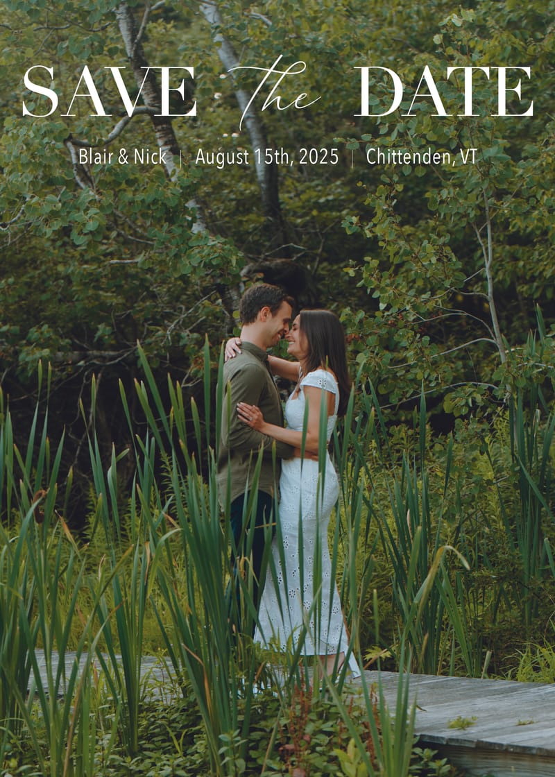 Mountain Lovers Wedding Invitation Suite