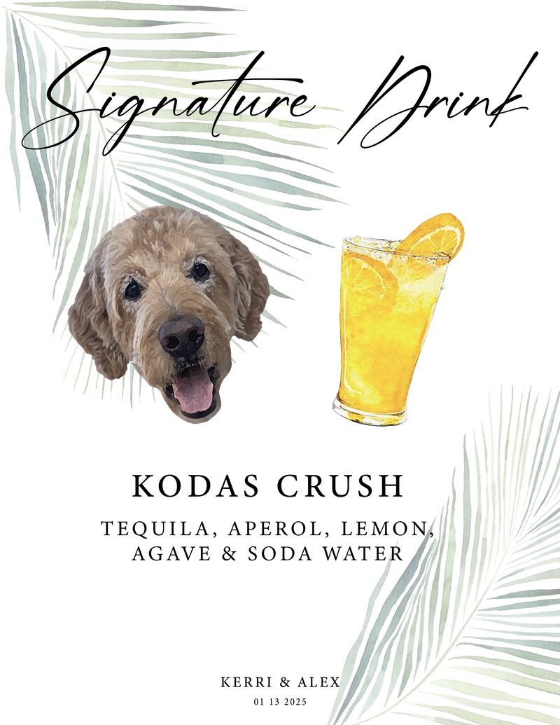 Signature Drink for Wedding!