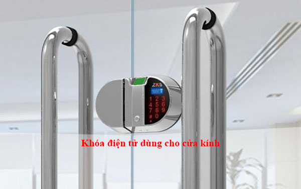 Khóa điển tử cửa kính cường lực tại Ahadoor