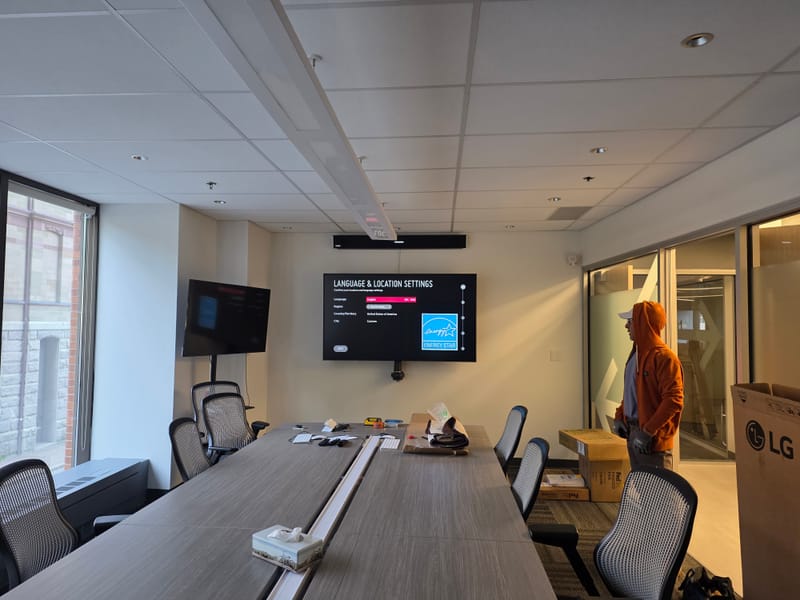 Recent Commercial TV/AV projects