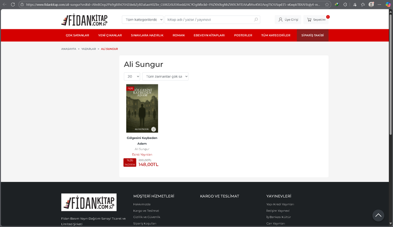 Aşağıda bulunan linkte ki URL'yi kopyalayıp tarayıcı çubuğuna yapıştırarak kitabımızı fidan kitap üzerinden sipariş verebilirsiniz.