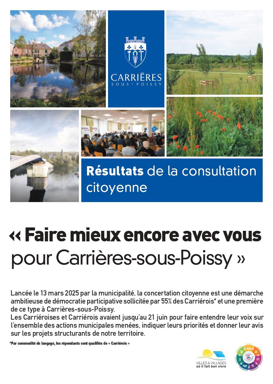 Résultats de la consultation citoyenne (août 2025)