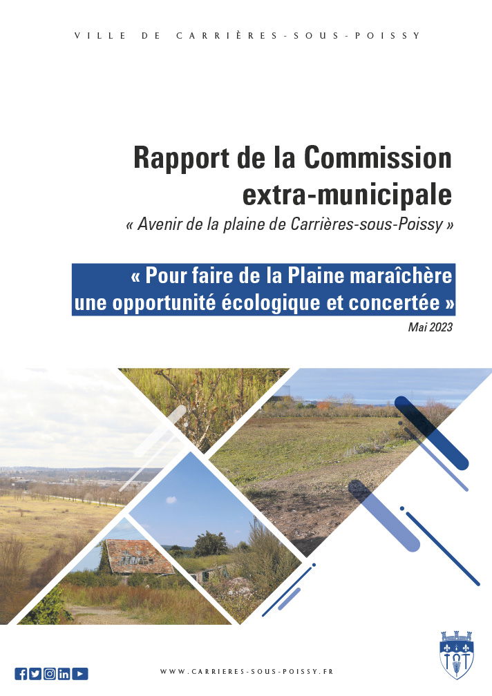 Rapport de la Commission extra-municipale sur l'avenir de la plaine de Carrières-sous-Poissy