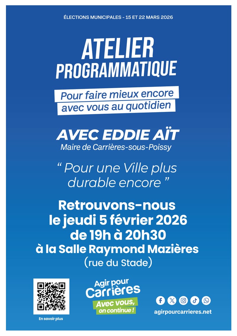 Atelier programmatique à l'Espace Raymond Mazières