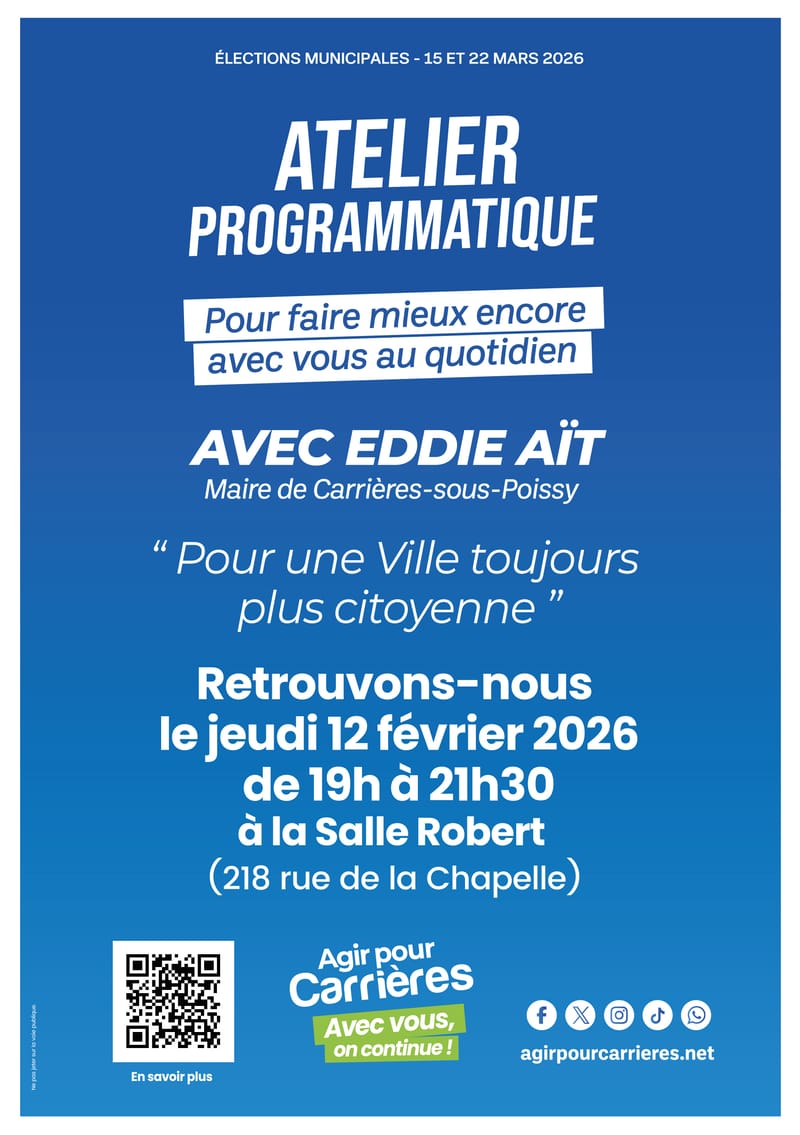 Atelier programmatique à la Salle Robert