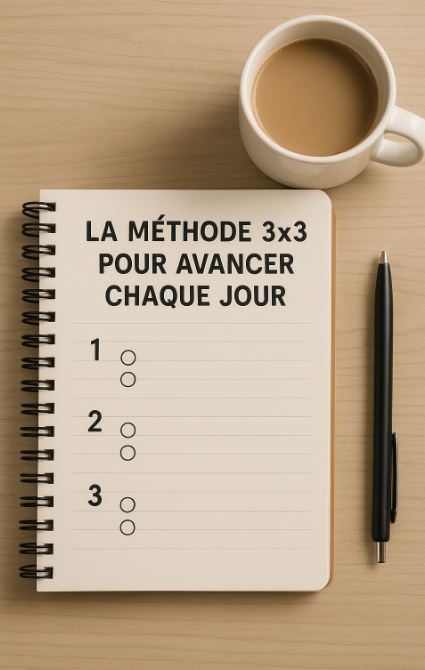 La Méthode 3×3 pour Avancer Chaque Jour
