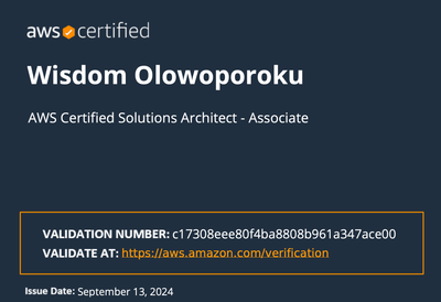 AWS Certified Solutions Architect - Associate