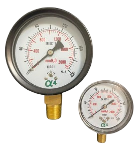 Manômetro série BP (baixas pressões)